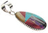 Southwest Sterling Silver Multicolor Jewelry Slide Pendant YS59520